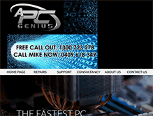 Tablet Screenshot of apcgenius.com